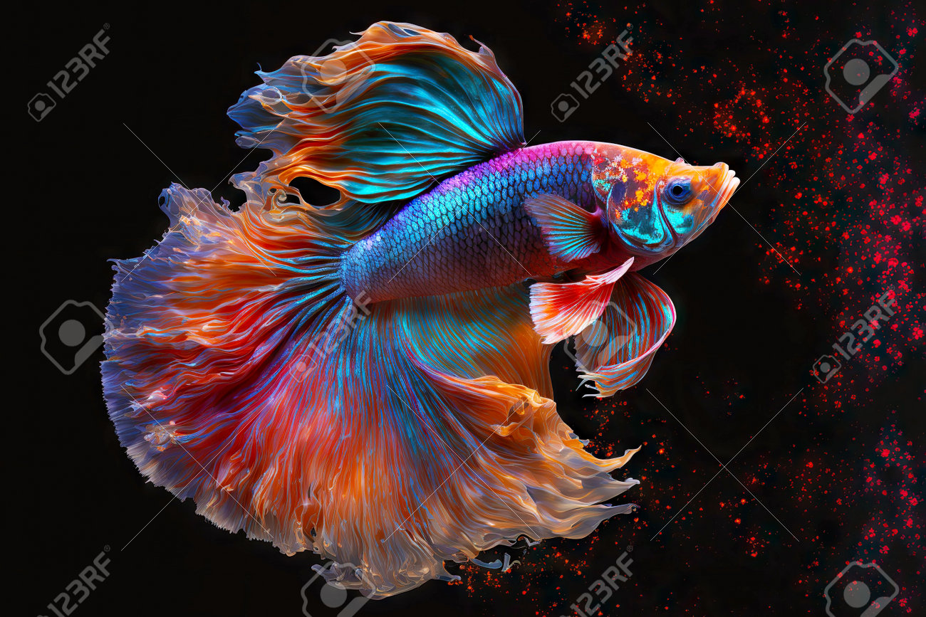 The Stunning Iridescent Beauty of Betta Fish
