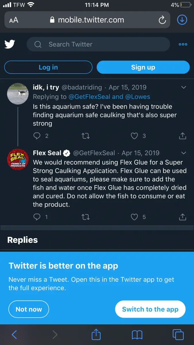 Is Flex Seal Aquarium Safe? 2
