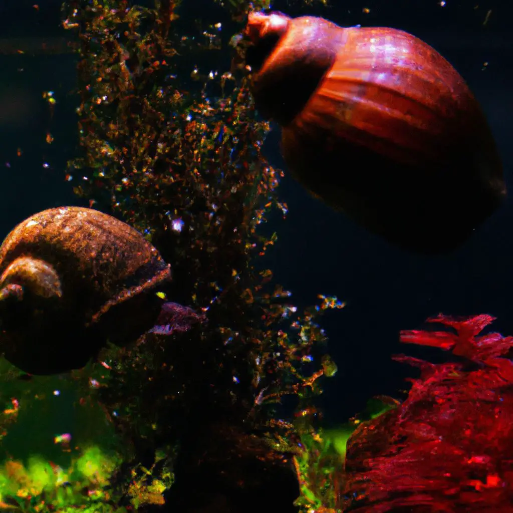 Can I put snails with cichlids
