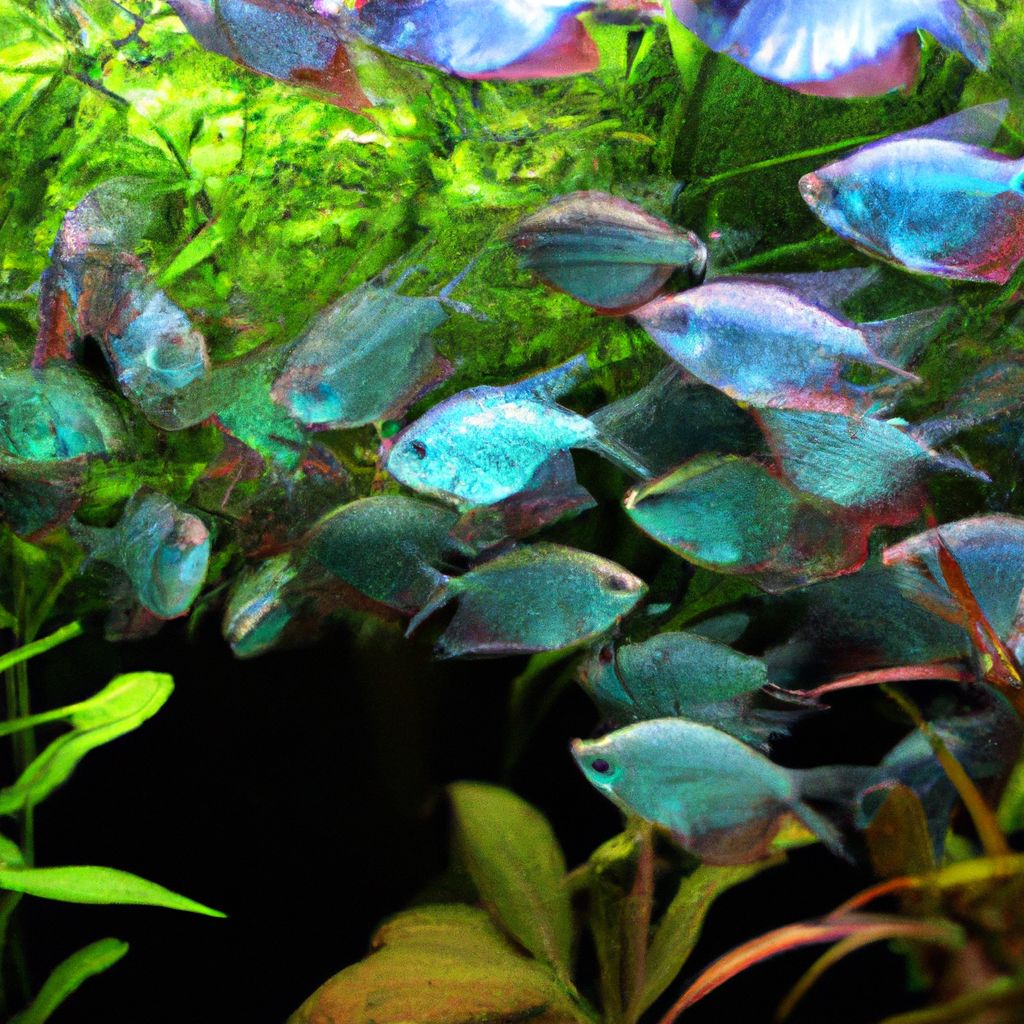 How many gouramIs in a 55 gallon tank