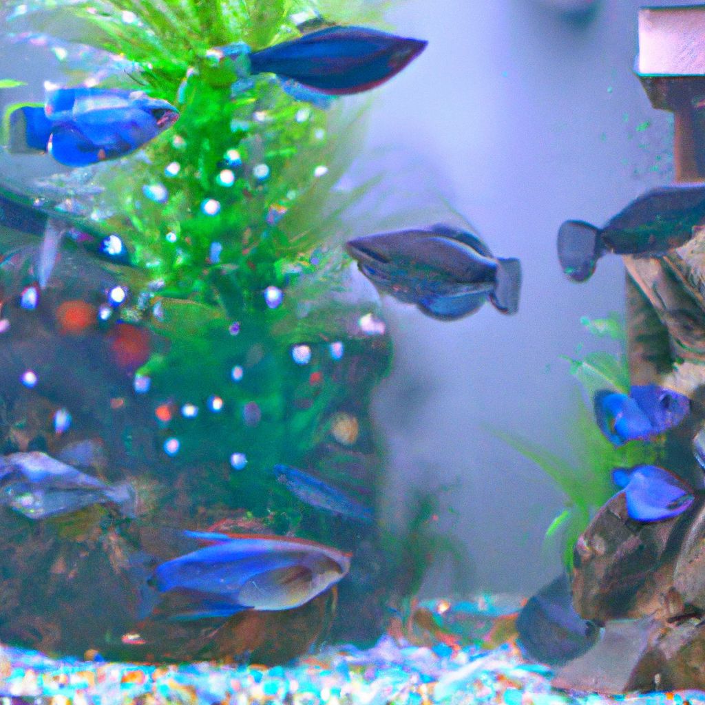 How many gouramIs in a 75 gallon tank