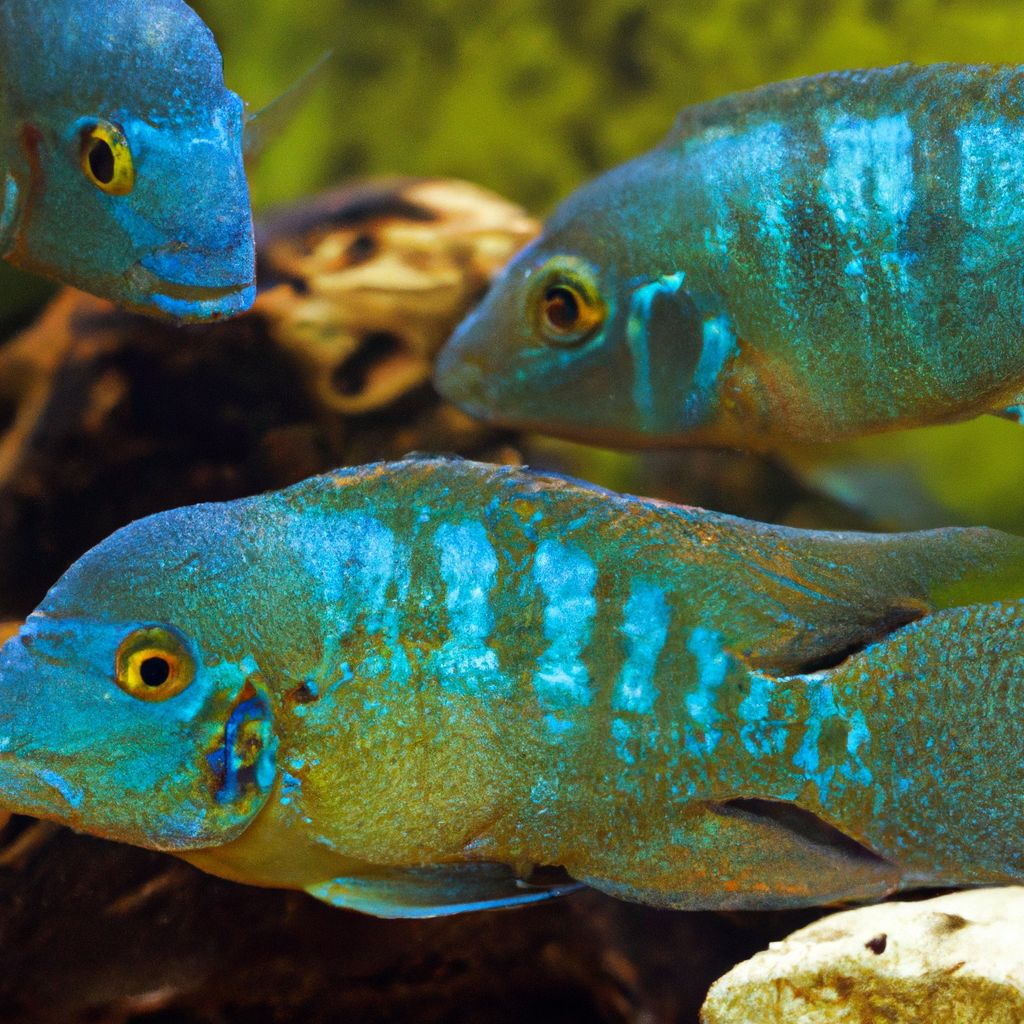 What size Do peacock cichlids breed