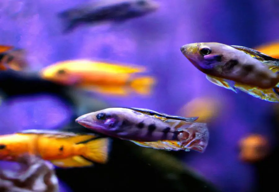 Environmental Factors - Why Do cichlids swim up and Down the glass 