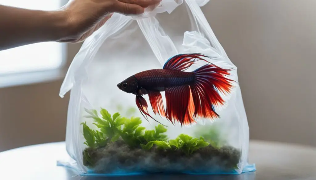 Betta Fish Comfort during Wrapping