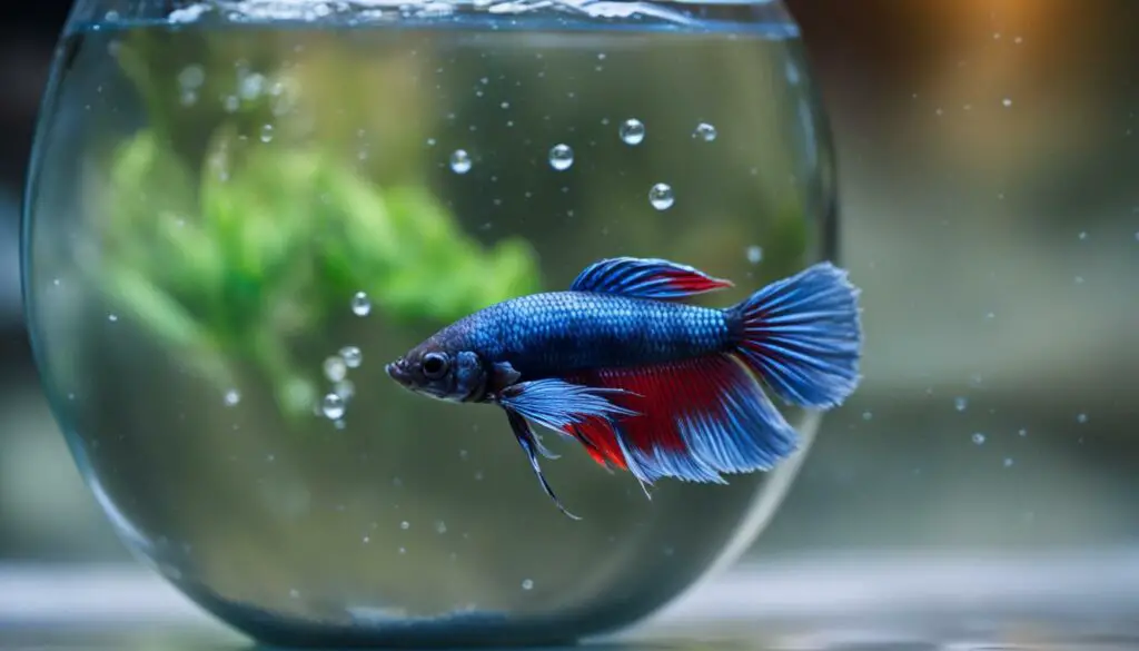 distilled water and betta fish