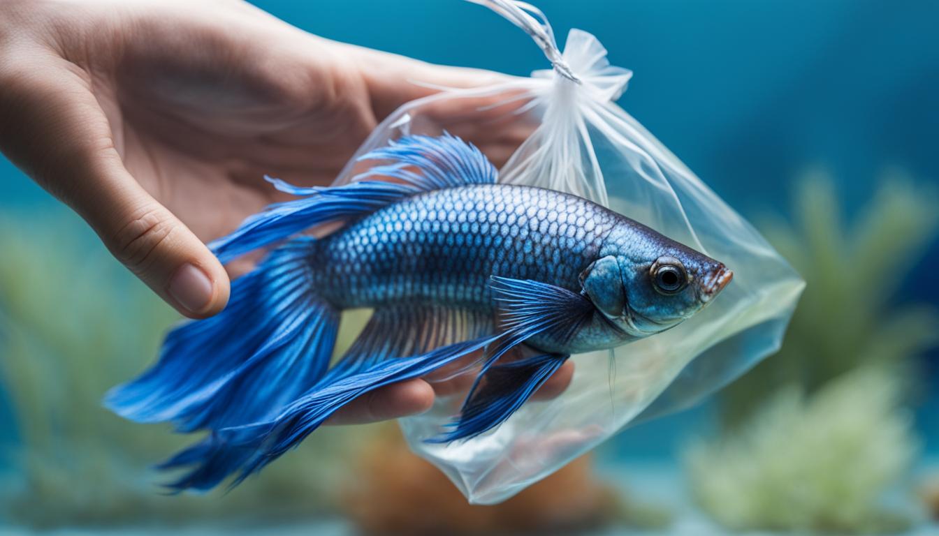 how to wrap a betta fish