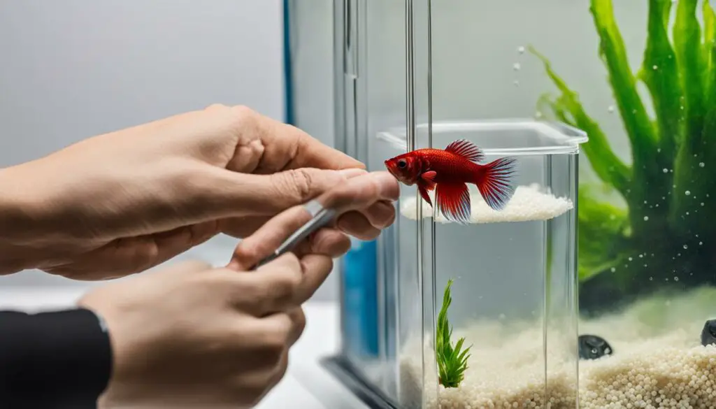 using aquarium salt to treat betta fish fin rot