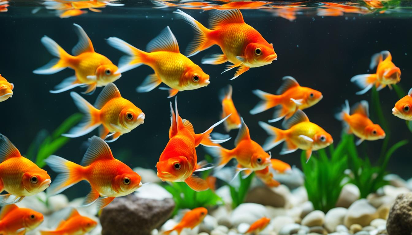 are colored goldfish healthy