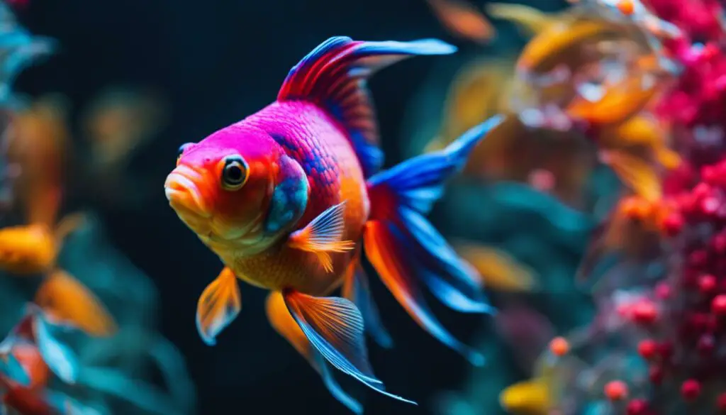 health effects of colored goldfish