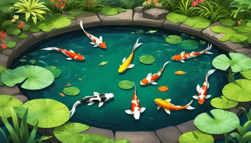 Frogs in Koi Ponds
