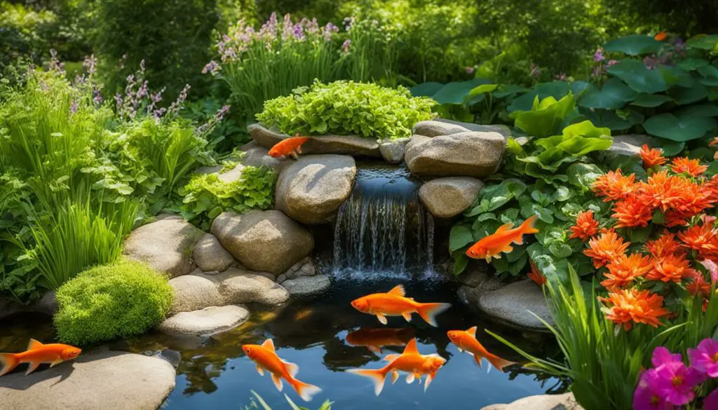 backyard pond for goldfish