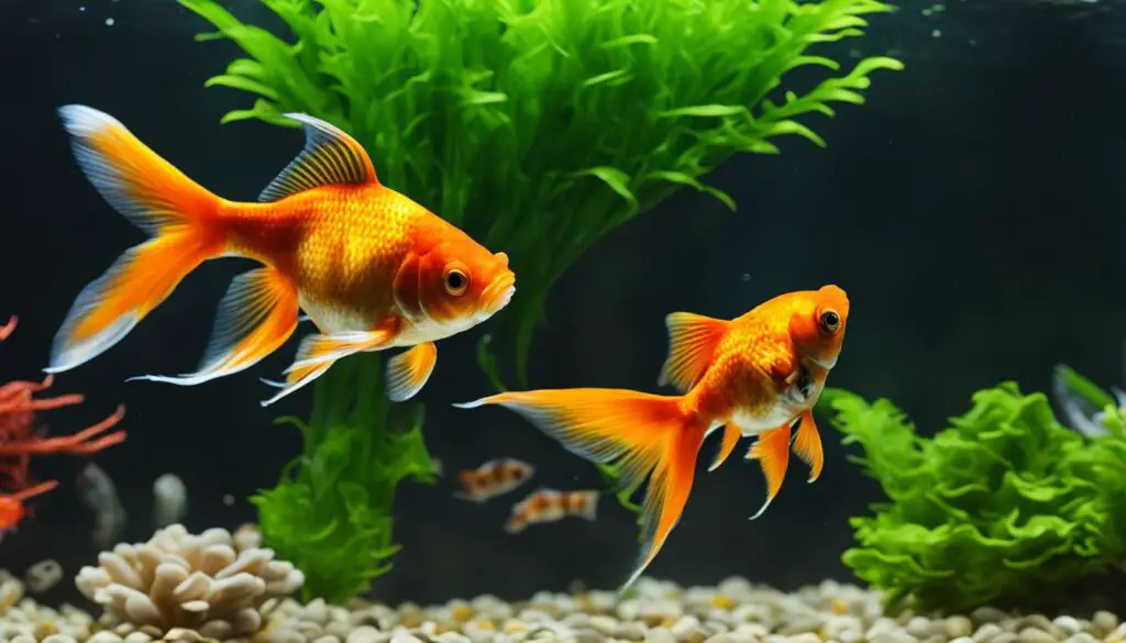 can goldfish live with other fish