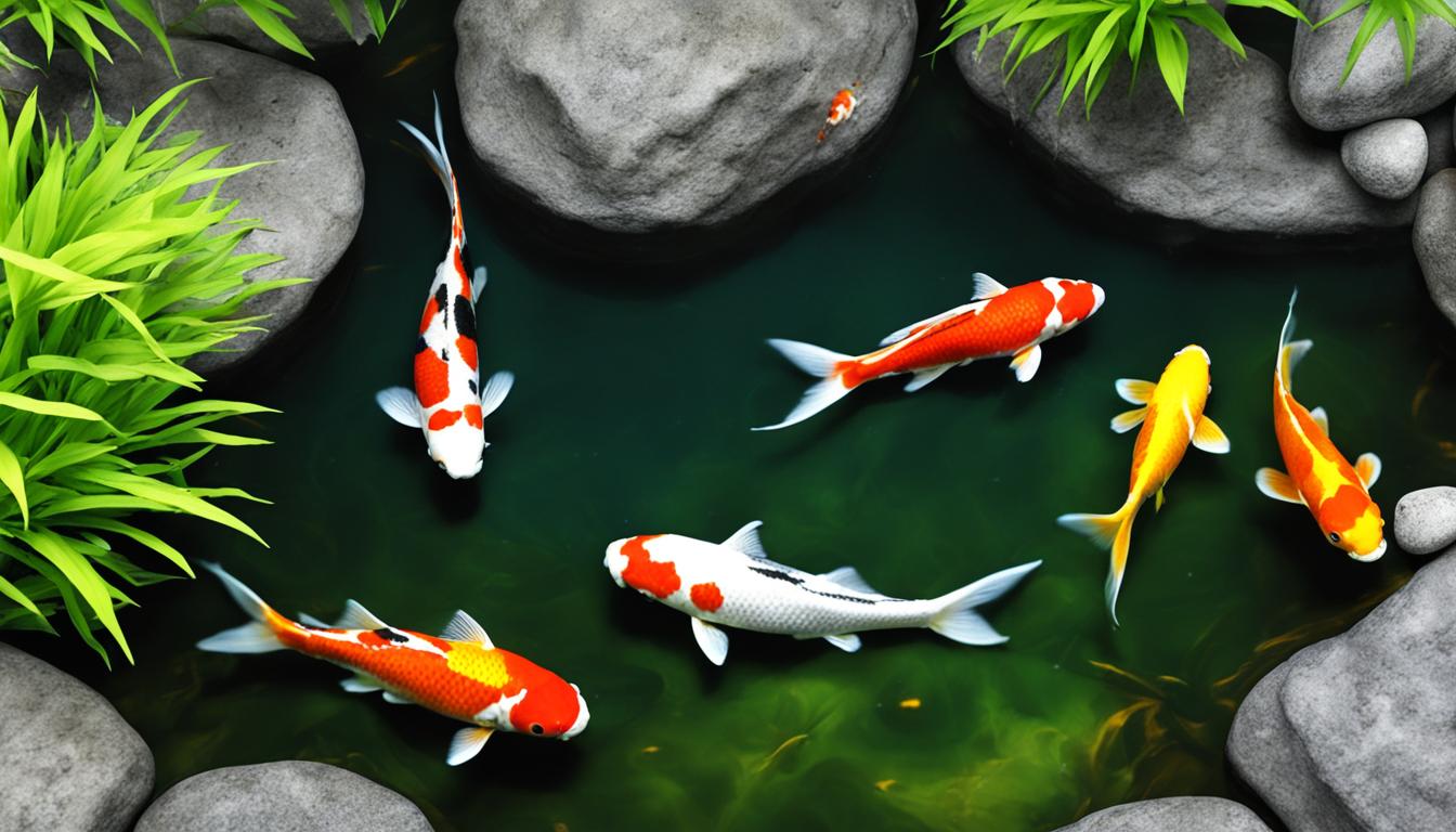 can koi and goldfish live together