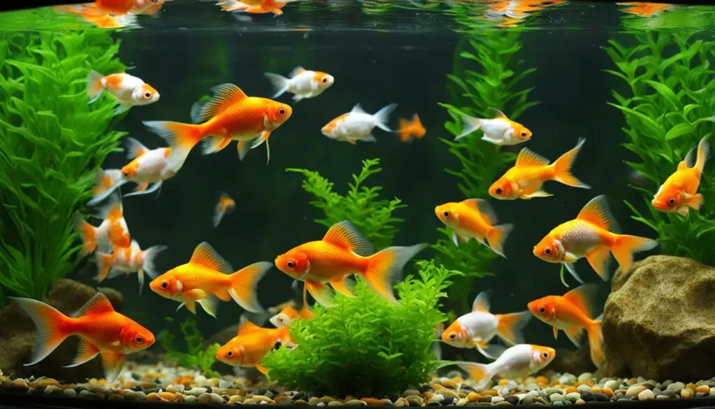 goldfish tank capacity
