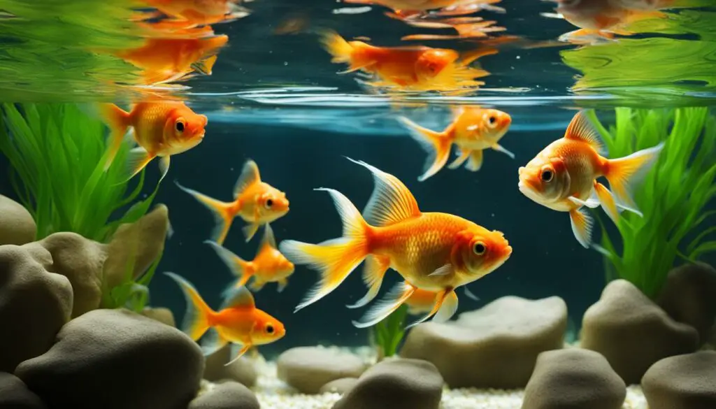 goldfish tank population