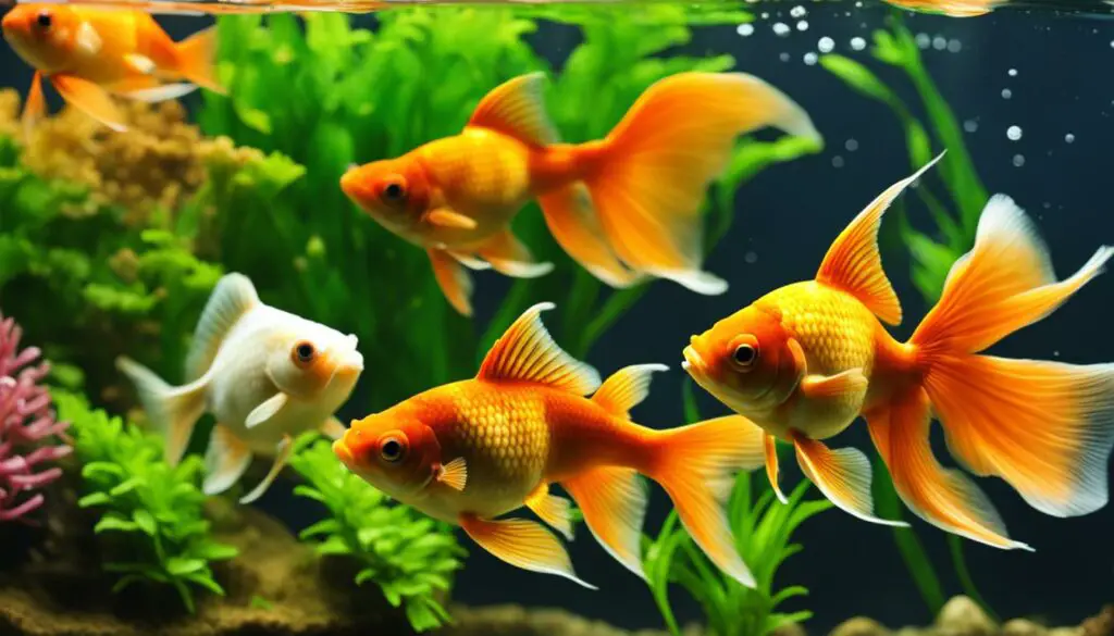 goldfish tank setup