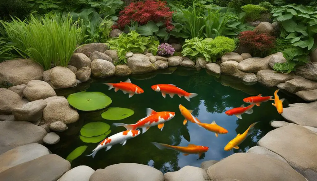housing koi and goldfish together
