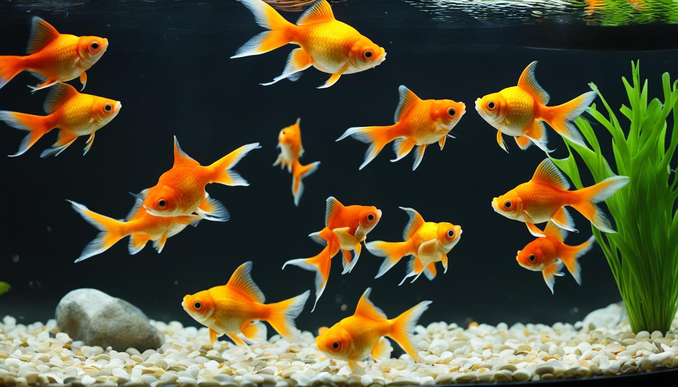 how many goldfish per gallon