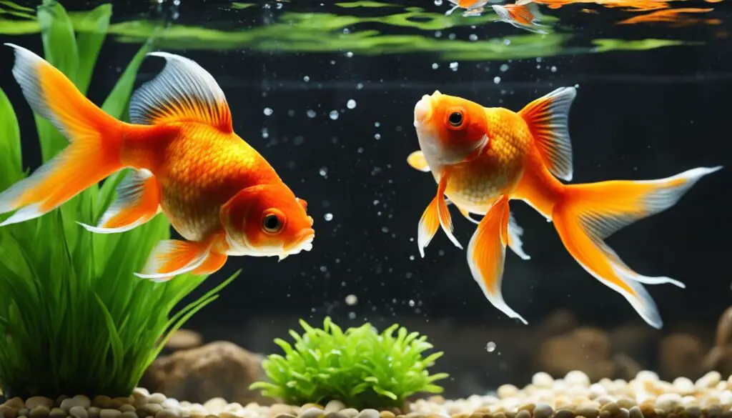 inducing goldfish to breed