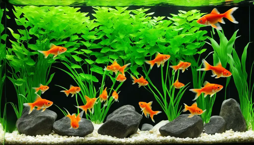 optimal goldfish tank size
