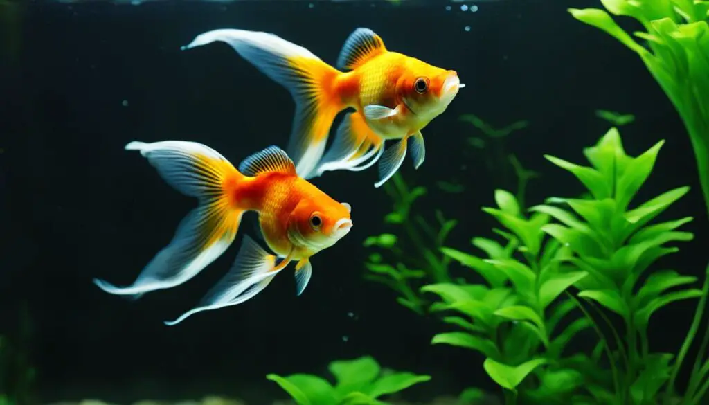 suitable temperature for goldfish and guppies