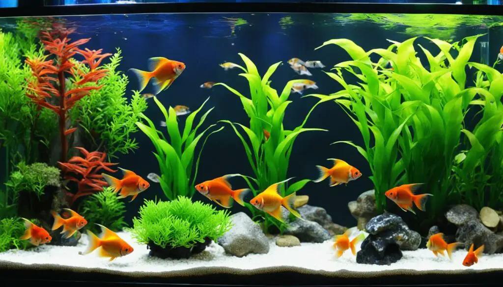 tank size requirements for angelfish and goldfish