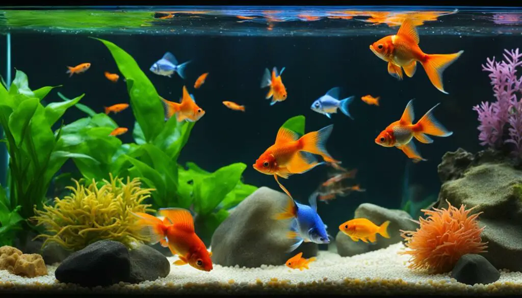 Can tropical fish eat goldfish food