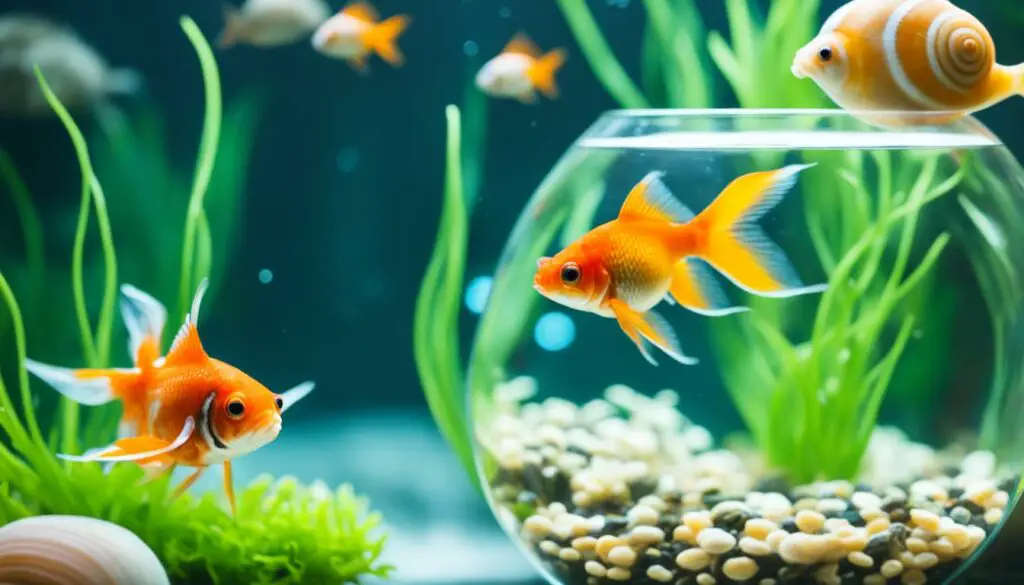 goldfish and snail compatibility