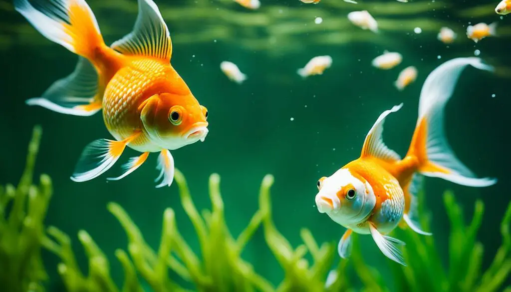 goldfish chasing behavior