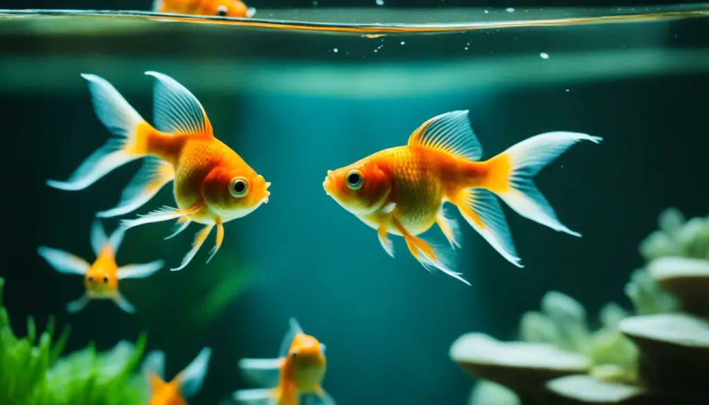 goldfish feeding habits