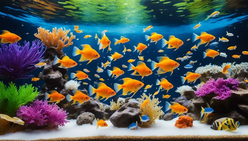 goldfish flakes for tropical fish