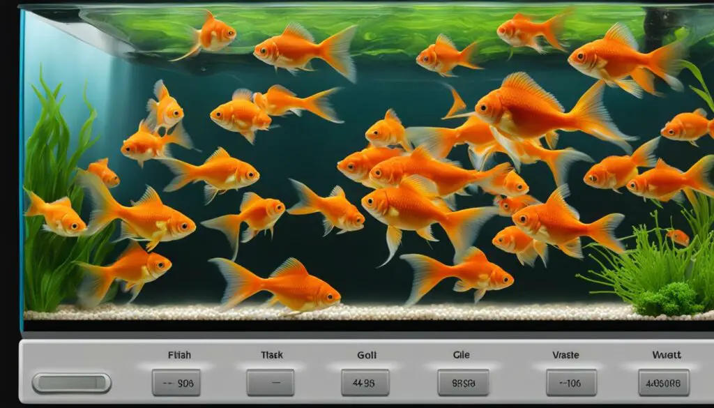 goldfish tank calculator