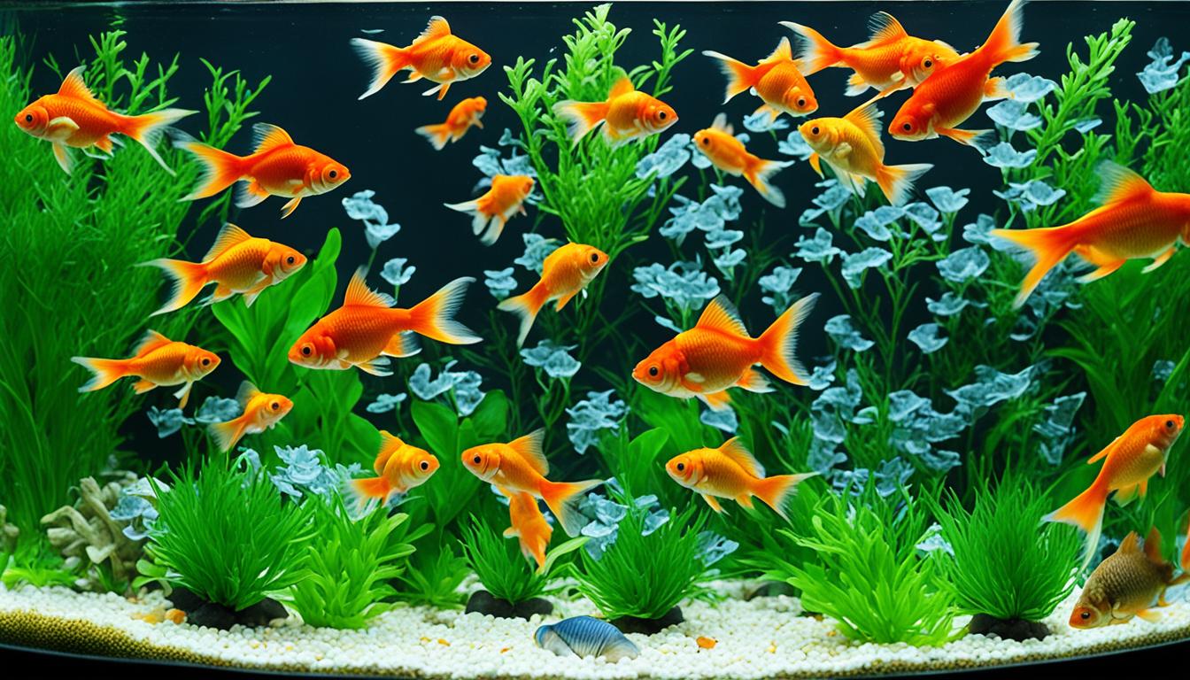 how many goldfish in a 30 gallon tank