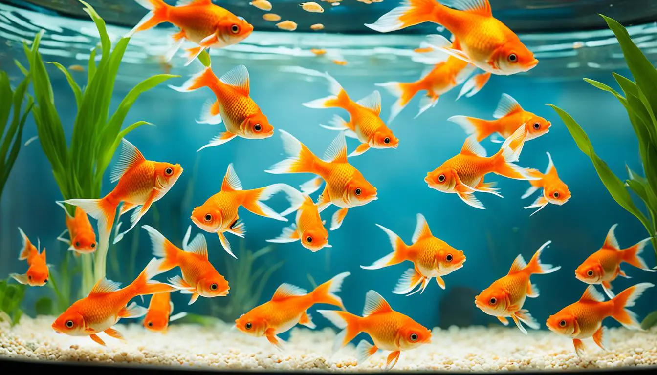 how many goldfish in a 55 gallon tank
