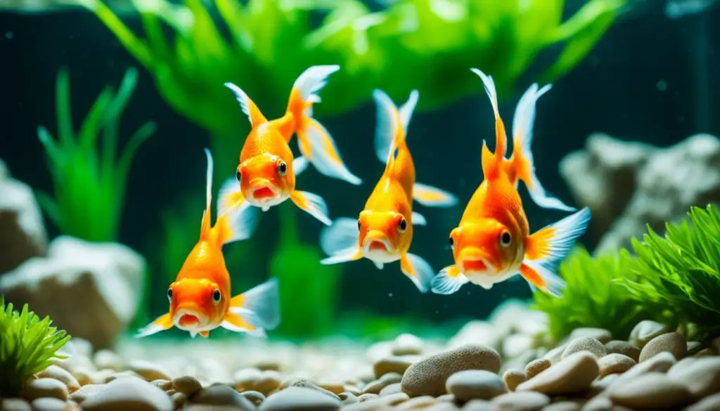 social behavior of goldfish